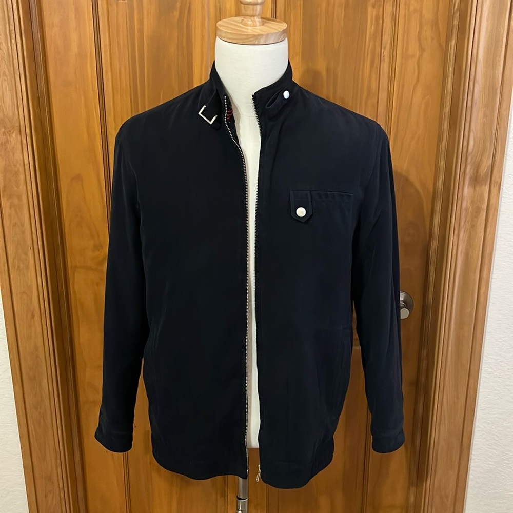 Gorgeous Ralph Lauren Navy Coat Size L Perfect Condition